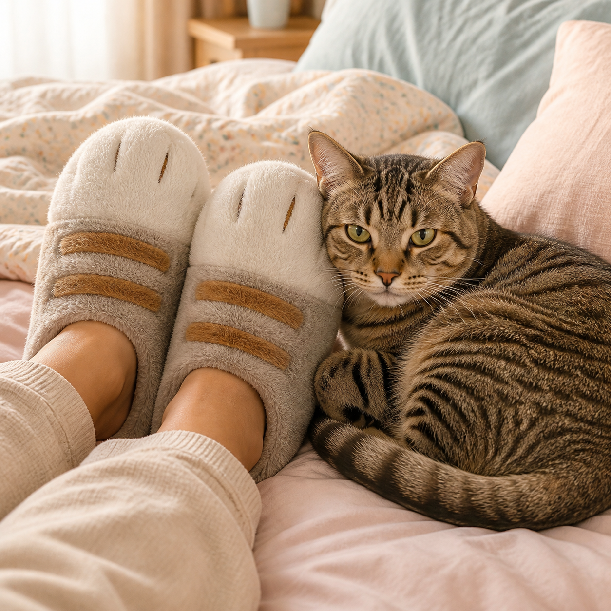 Pantuflas Patita de Gato